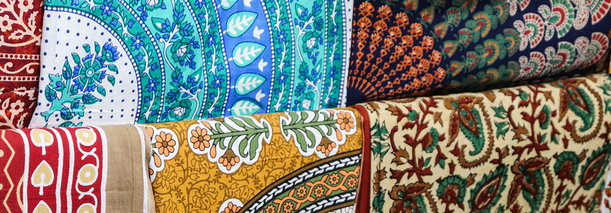 Section of fabrics