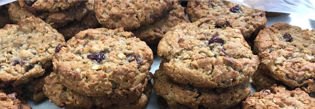 Healthy cookies baked by Lina