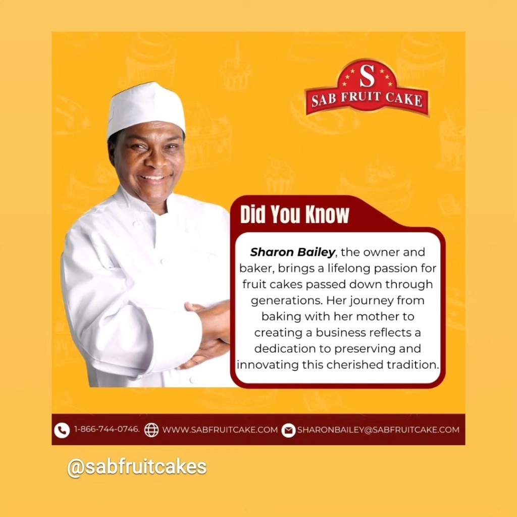 SAB Fruit Cakes - Meet Sharon Bailey owner