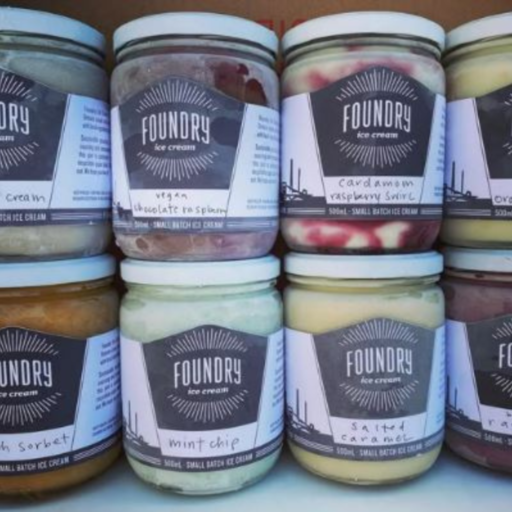 Foundry Ice Cream selection - Local Showcase 