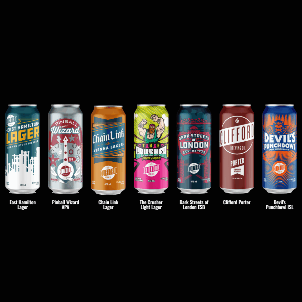 Clifford Brewing beers