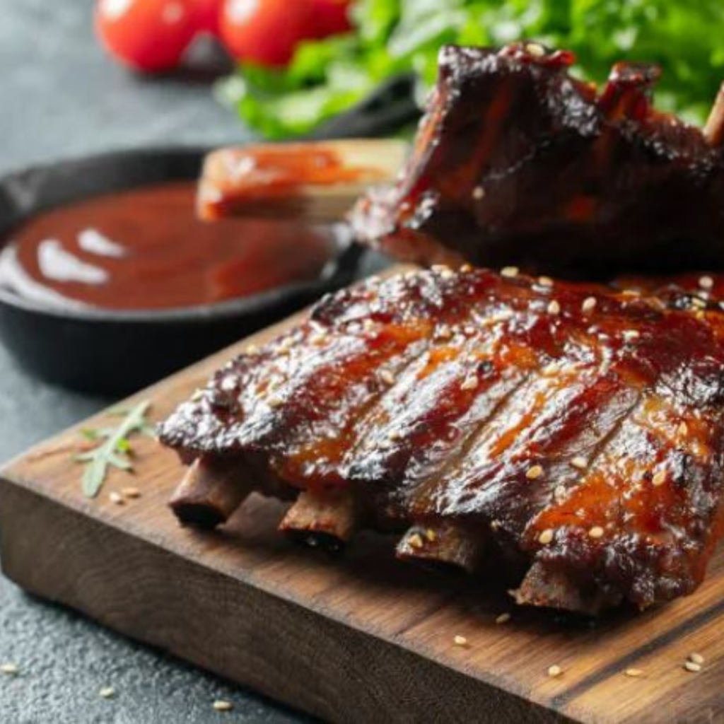 ZEG Sauces - on ribs