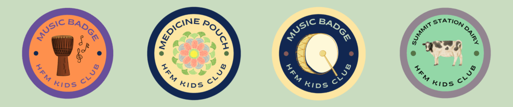 HFM Kids Club badges