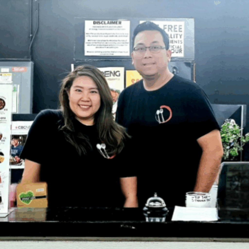 Indonesian's Flavour owners Hana and Bobby Saputra