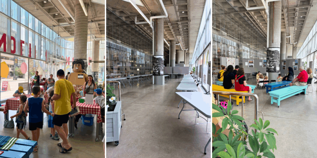 York Blvd Event Space set up and layout