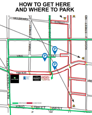 Where to Park during Supercrawl