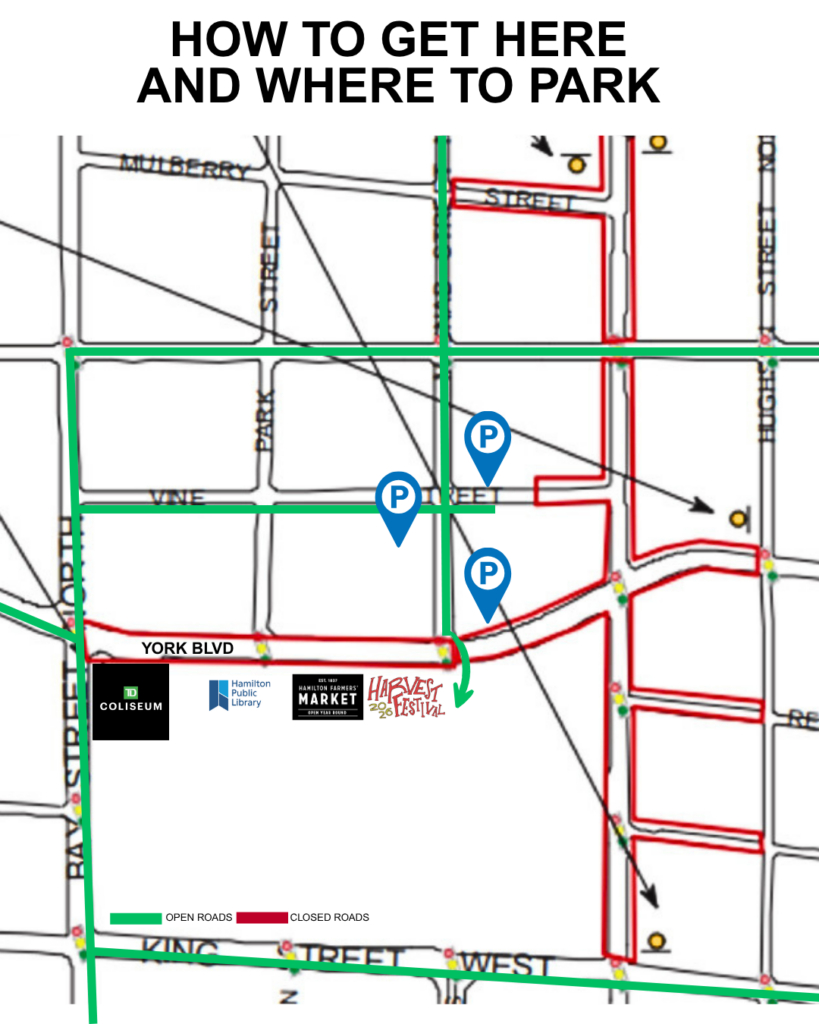 Where to Park during Supercrawl